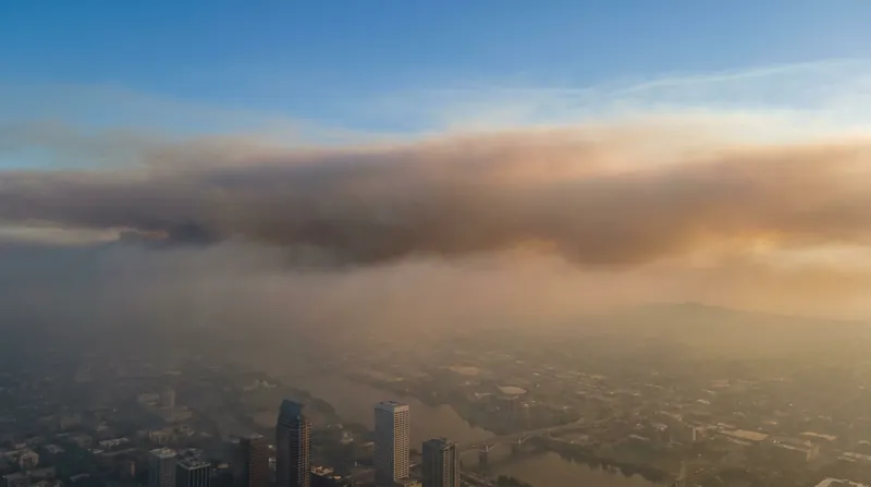 Catastrophic wildfires can blanket entire regions in toxic smoke, triggering widespread respiratory emergencies.