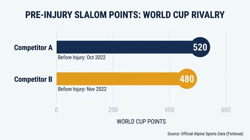 Before her 2024 injury, Vlhova trailed Mikaela Shiffrin by just 25 points in the slalom standings.