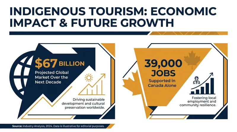 The global Indigenous tourism market is projected to see massive economic expansion over the next decade.