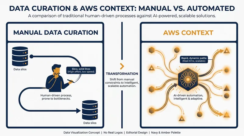 How agent-driven knowledge graphs differ from traditional manual curation.