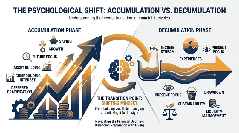 Decumulation requires rewiring decades of financial habits built during the accumulation phase.