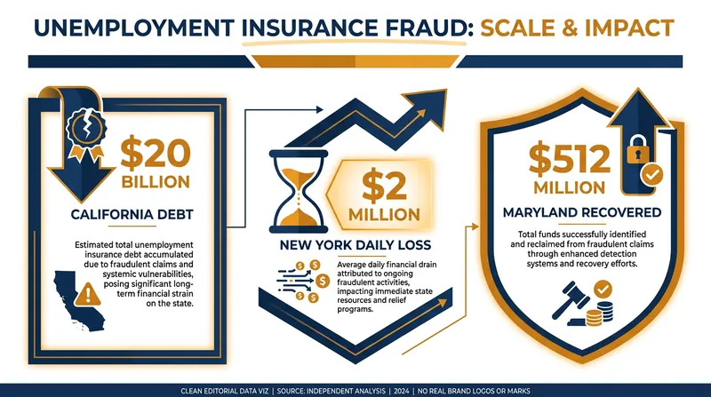 Federal officials highlighted massive debts and daily losses in several large states.