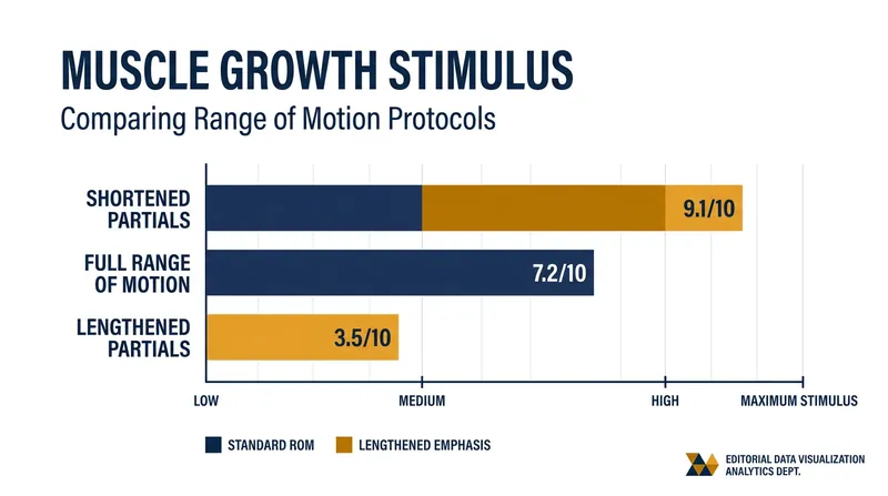 Recent data suggests that the bottom half of a movement provides the vast majority of the growth stimulus.
