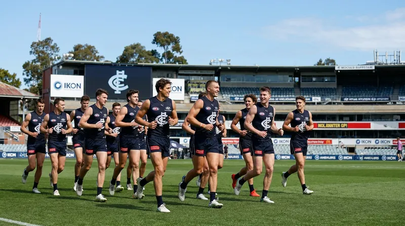 Carlton's injury list is easing at the perfect time, with Ollie Hollands and Lucas Camporeale returning to full training.