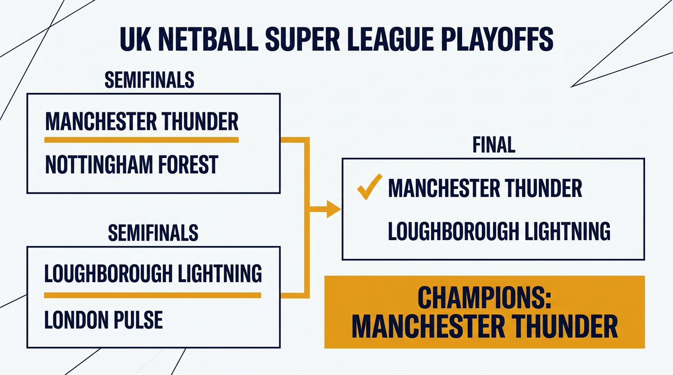 The UK's Netball Super League has narrowed its field to the final contenders.