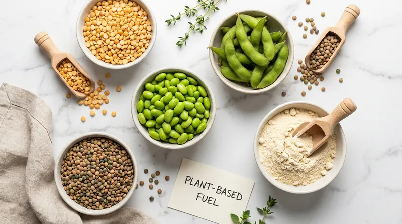 When leucine is matched, plant-based proteins build identical muscle to animal sources.