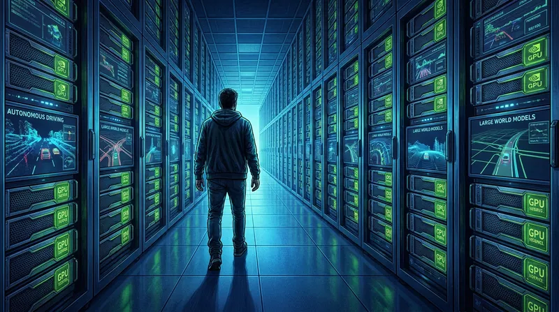 Training end-to-end driving models requires massive data center infrastructure to process petabytes of video and run synthetic simulations.