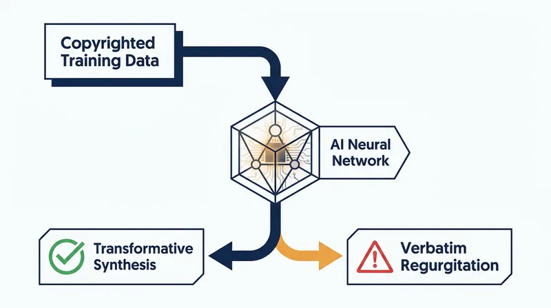 Plaintiffs argue that when AI models output verbatim text, they cease to be transformative tools and become illegal market substitutes.