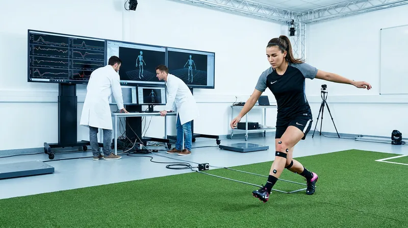 Biomechanical testing is helping researchers understand how the female Q-angle and foot shape interact with footwear.