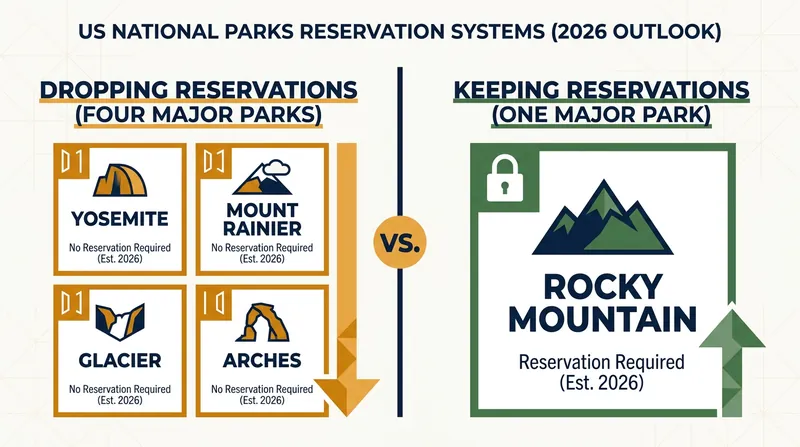The shifting landscape of National Park access for the 2026 summer season.