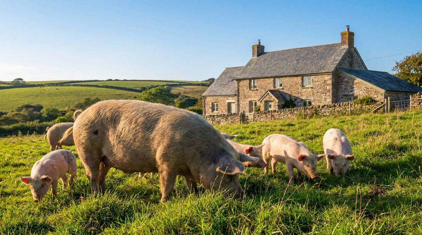 The 2026 campaign aims to reacquire 'Cottage Field' to expand pastures for the farm's free-range pigs and sheep.