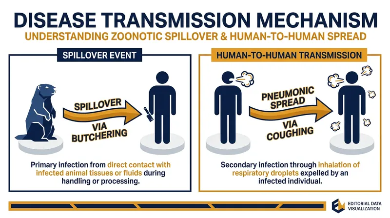 Without fleas to spread the disease, the ancient plague likely spread directly from person to person through respiratory droplets.