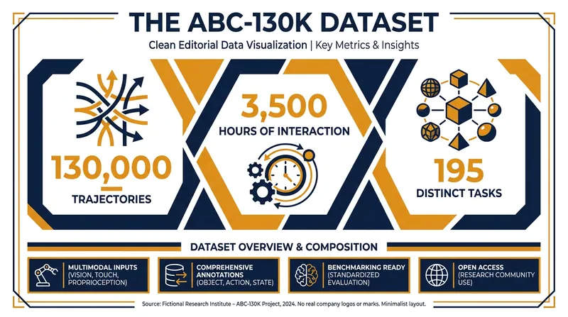 The ABC-130K release represents the largest open-source collection of bimanual robot manipulation data to date.