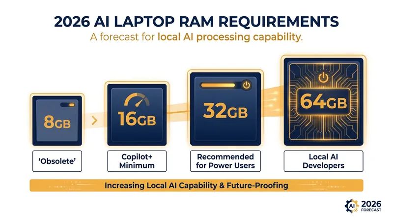 Local AI inference requires significantly more memory than cloud-based computing.