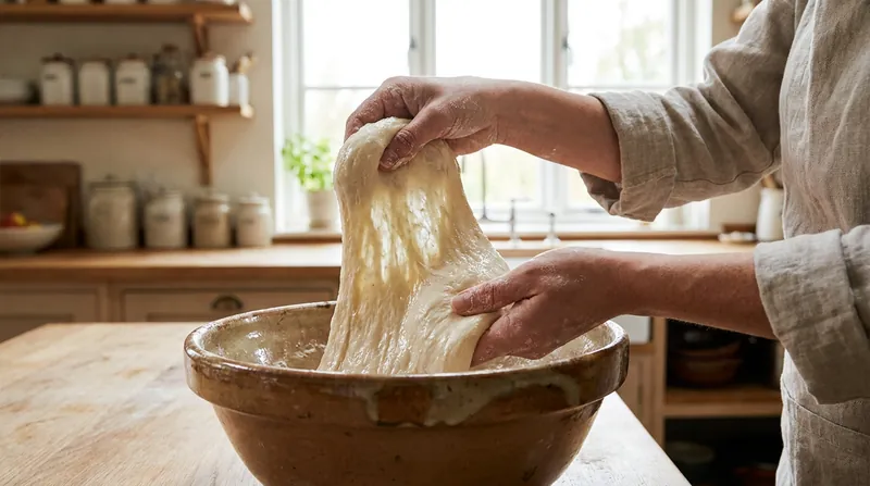 Resting the batter allows starches and gums to fully hydrate, preventing a gritty final texture.