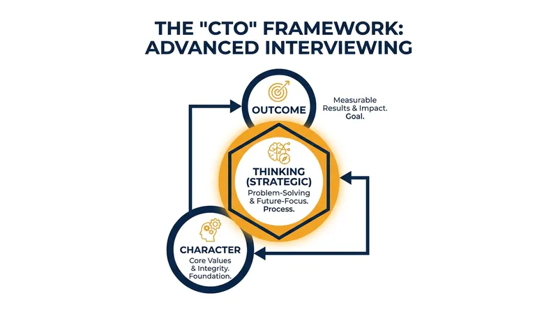 Career strategists advise adding Character and Thinking to the standard STAR response to demonstrate strategic depth.