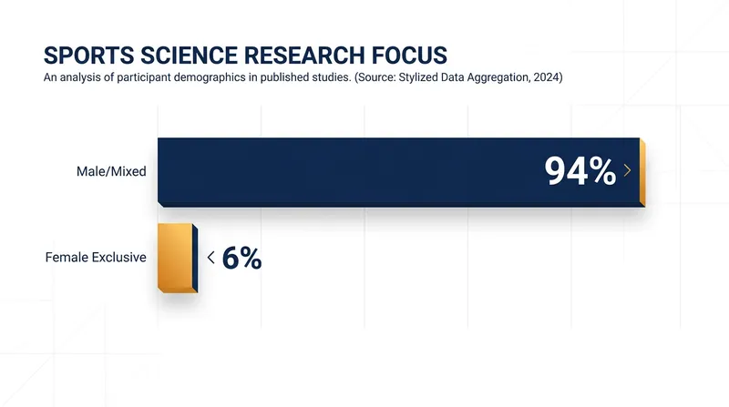 Historically, only a fraction of sports science research has focused exclusively on female athletes.