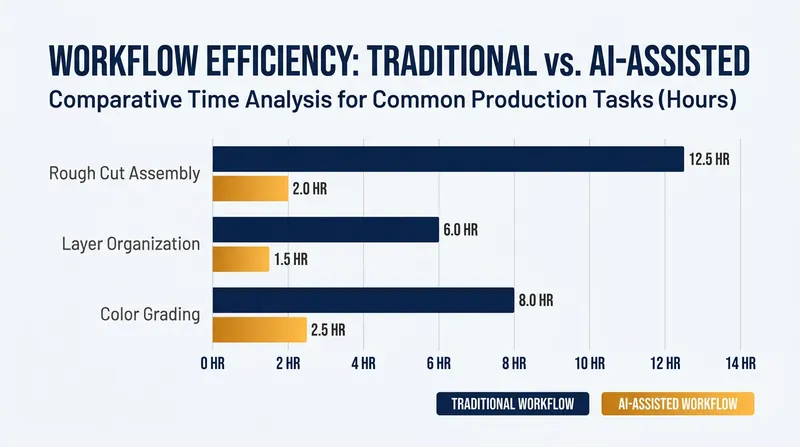 Early beta testing suggests significant time savings on tedious file management and timeline assembly tasks.