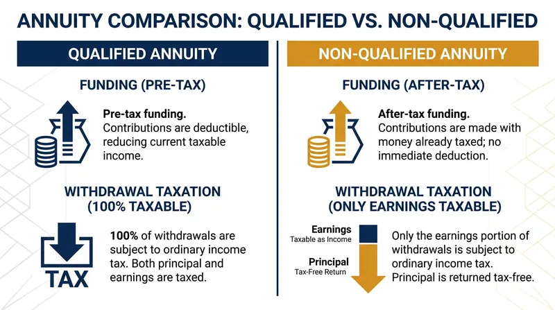 The tax treatment of an inherited annuity depends entirely on how the original contract was funded.