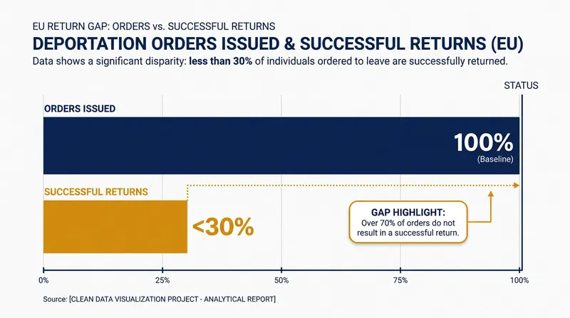 EU leaders argued the overhaul was necessary because less than 30 percent of deportation orders are currently enforced.