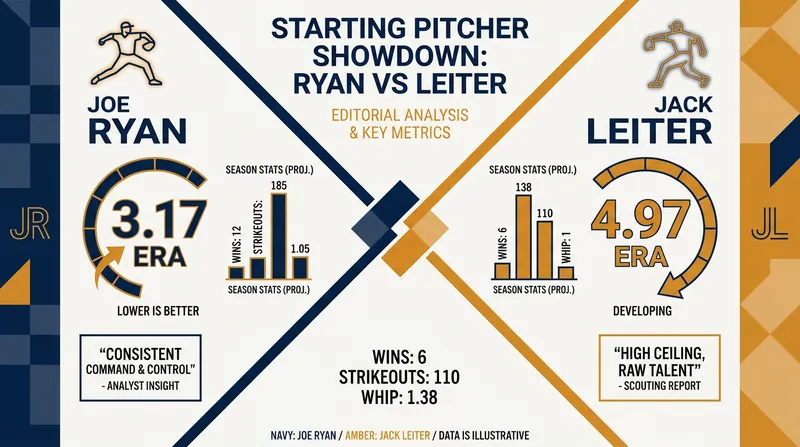 Starting pitcher comparison for Thursday's series finale.