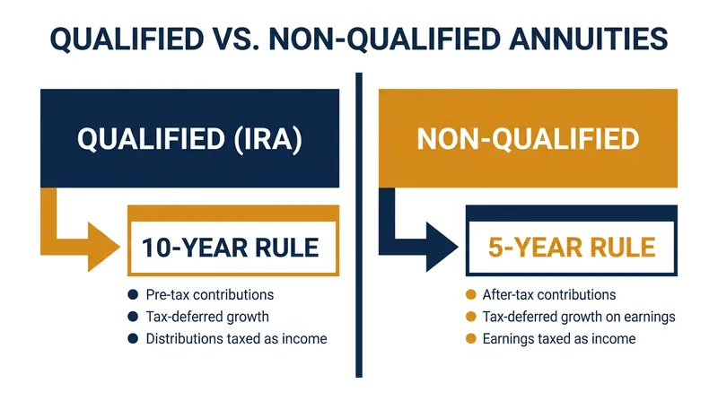 The timeline to empty an inherited annuity depends entirely on how the original account was funded.