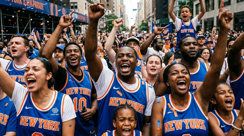 Generations of Knicks fans celebrated a championship they had waited decades to witness.