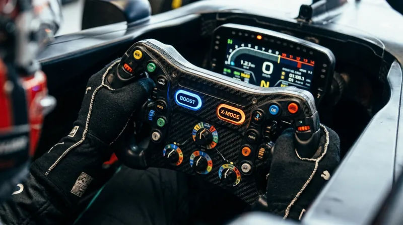 Drivers now manually activate 'Straight Mode' to flatten their wings, and use a 'Boost' button to deploy extra electrical energy for overtaking.