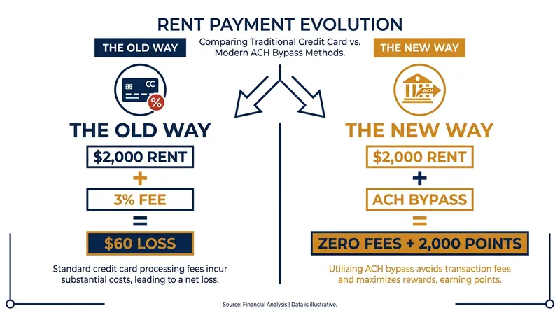 The traditional 3% processing fee previously made paying rent with a credit card a mathematical loss.