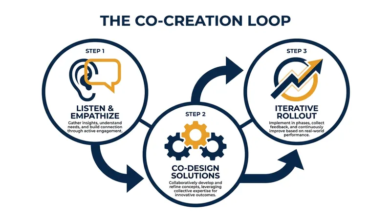 The continuous feedback loop required to overcome passive resistance.