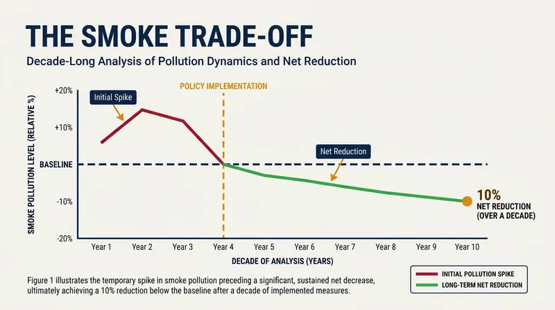 While prescribed burns initially increase smoke, they result in a net reduction of pollution within four years.