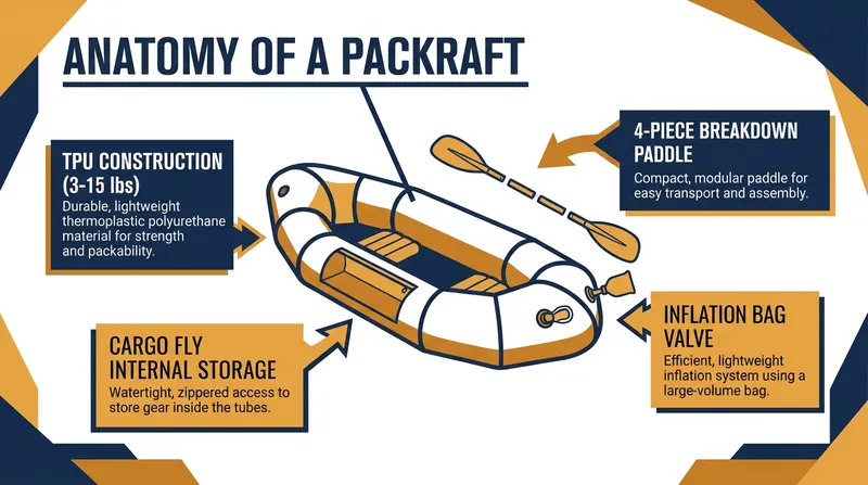 Modern packrafts rely on specialized materials and clever engineering to stay ultralight.