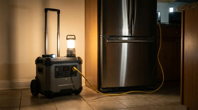 High-capacity units with 3,000-watt inverters can easily run full-size home appliances during an outage.