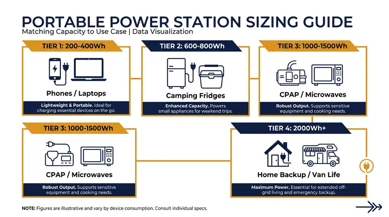 Matching the unit's capacity to your actual use case prevents overpaying for unused power.