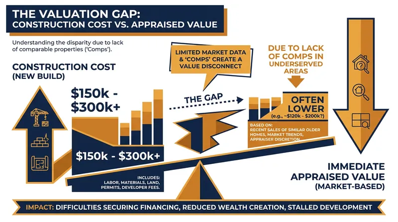 The Valuation Gap: Why immediate appraisals don't always match the upfront construction costs of an ADU.
