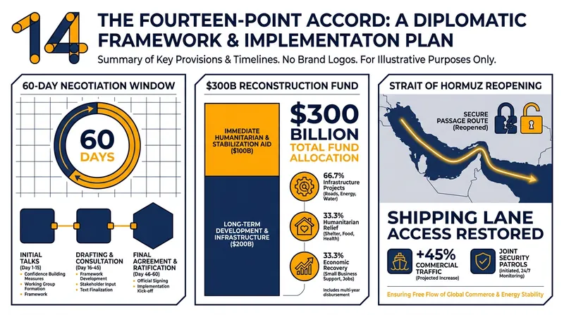 Key provisions of the 14-point U.S.-Iran Memorandum of Understanding.