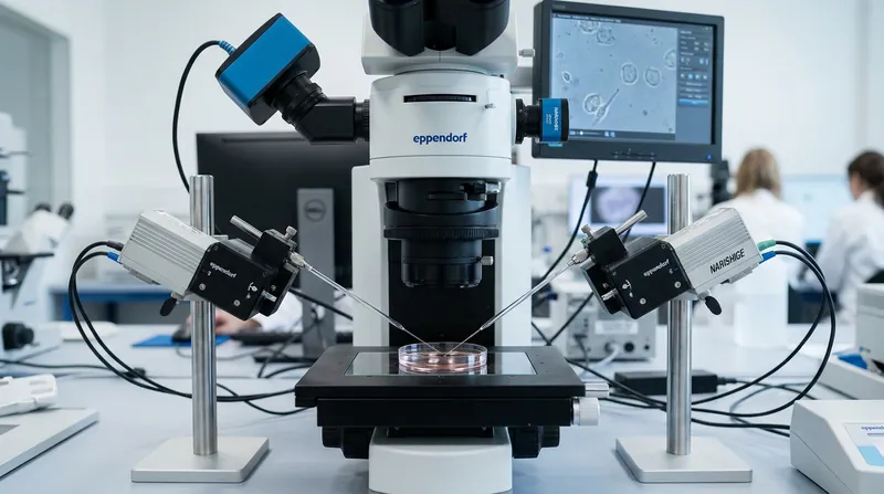 Extracting and transplanting microscopic organizer cells requires extreme manual dexterity, a process researchers likened to 'dissecting clouds.'