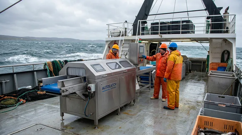 Startups are already deploying AI-driven processing robots directly onto commercial fishing boats to handle catch immediately.