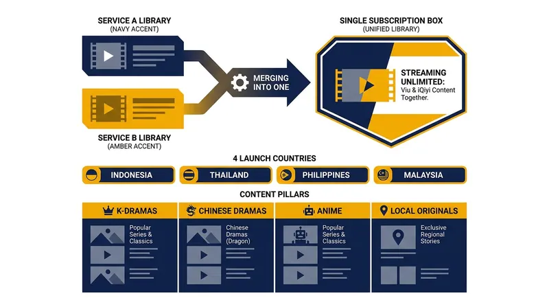 The joint subscription will initially roll out across four major Southeast Asian markets.