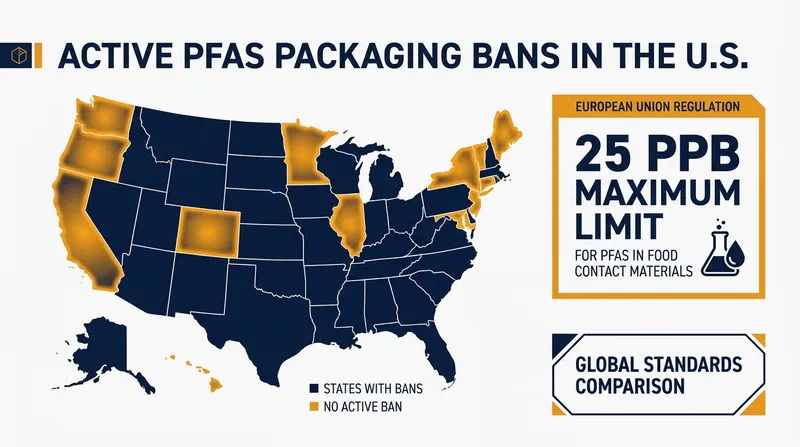 State and international regulations have created a patchwork of strict compliance standards for packaging manufacturers.