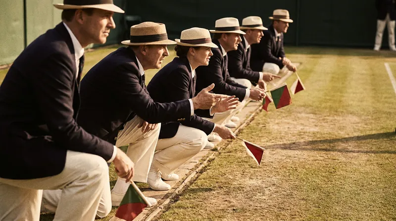 For 147 years, line judges were an integral part of the Wimbledon aesthetic—a tradition now replaced by AI.
