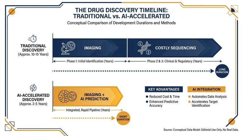 AI models like PhenoSeq aim to eliminate the sequencing bottleneck in phenotypic drug discovery.