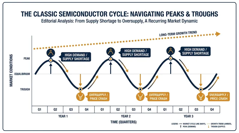 Investors remain wary of the historical boom-and-bust cycle that has traditionally defined the memory market.
