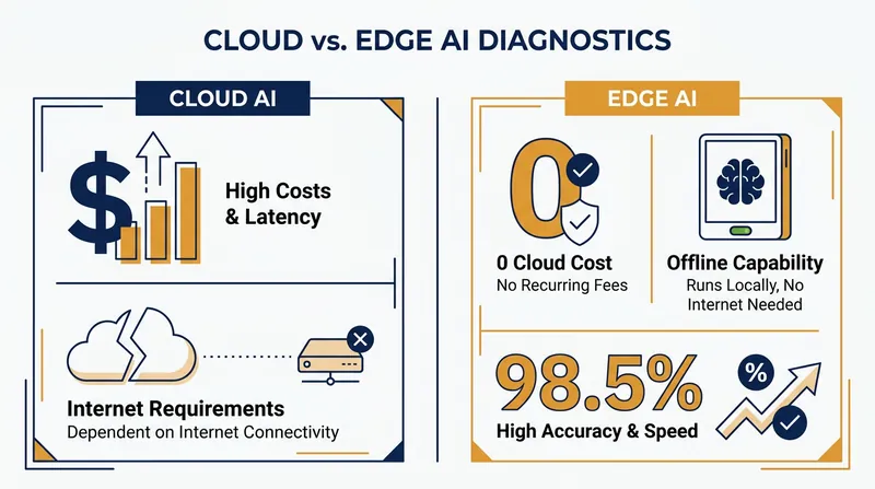 By running locally on the device, the new model eliminates cloud computing costs while maintaining expert-level accuracy.