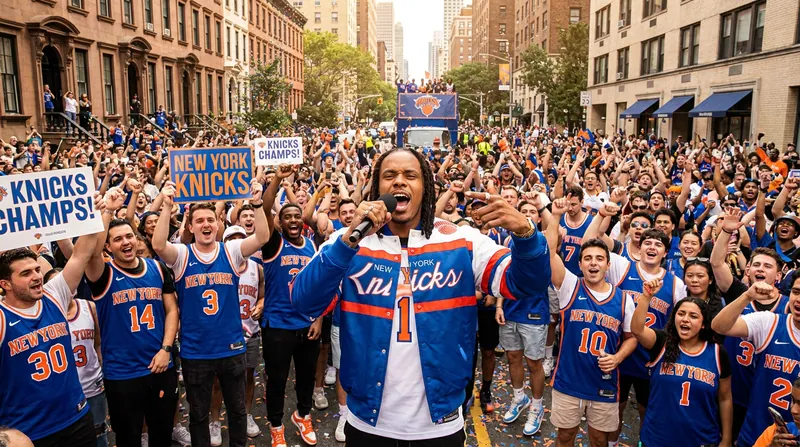 Fans from all five boroughs transformed Lower Manhattan into a massive block party.