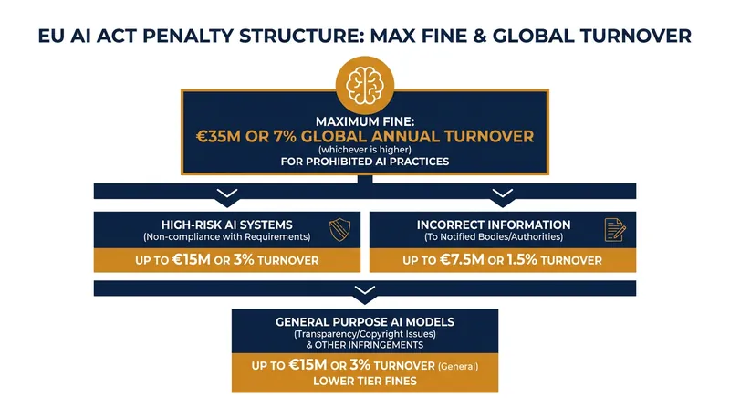 Non-compliance with the EU AI Act carries unprecedented financial penalties.