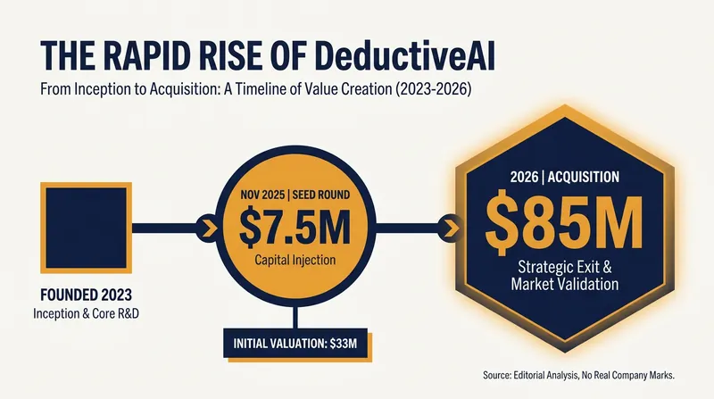 DeductiveAI achieved an $85 million exit less than a year after emerging from stealth mode.
