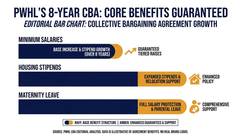 The centralized structure enabled a historic 8-year CBA before the league's first game.