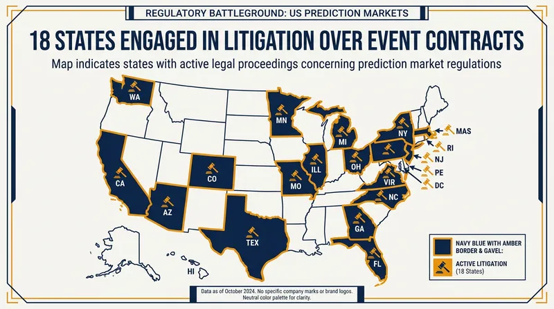 State regulators are increasingly challenging prediction markets over their sports-related contracts.
