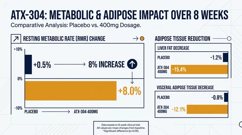 Phase 1b trial results demonstrated significant improvements in metabolic rate and fat composition.